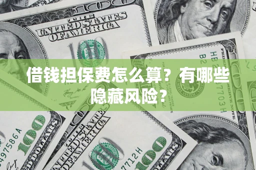 武汉借钱担保费怎么算？有哪些隐藏风险？