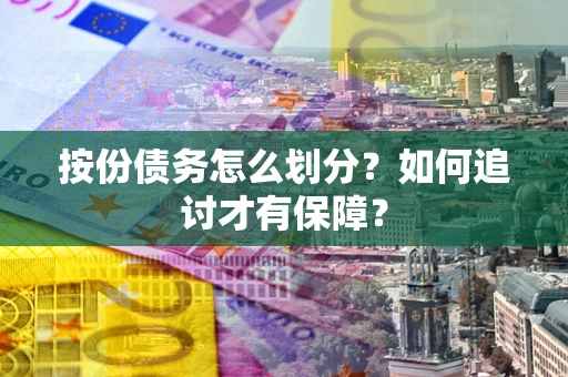 武汉按份债务怎么划分？如何追讨才有保障？