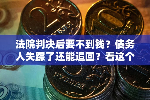 武汉法院判决后要不到钱？债务人失踪了还能追回？看这个方法！