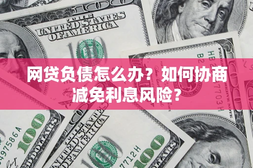 武汉网贷负债怎么办？如何协商减免利息风险？
