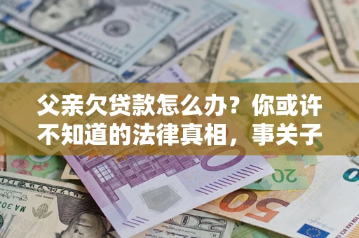 武汉父亲欠贷款怎么办？你或许不知道的法律真相，事关子女未来