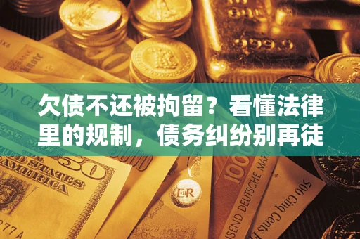 武汉欠债不还被拘留？看懂法律里的规制，债务纠纷别再徒劳奔波