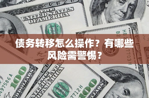 武汉债务转移怎么操作？有哪些风险需警惕？