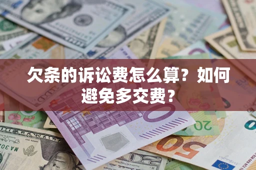 武汉欠条的诉讼费怎么算？如何避免多交费？