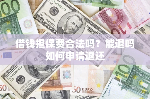武汉借钱担保费合法吗？能退吗如何申请退还