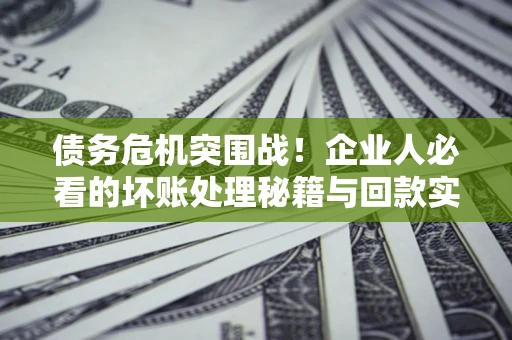 武汉债务危机突围战！企业人必看的坏账处理秘籍与回款实战指南