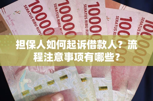 武汉担保人如何起诉借款人？流程注意事项有哪些？